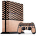 Rose Gold Chevron Split PlayStation PS4 Skins